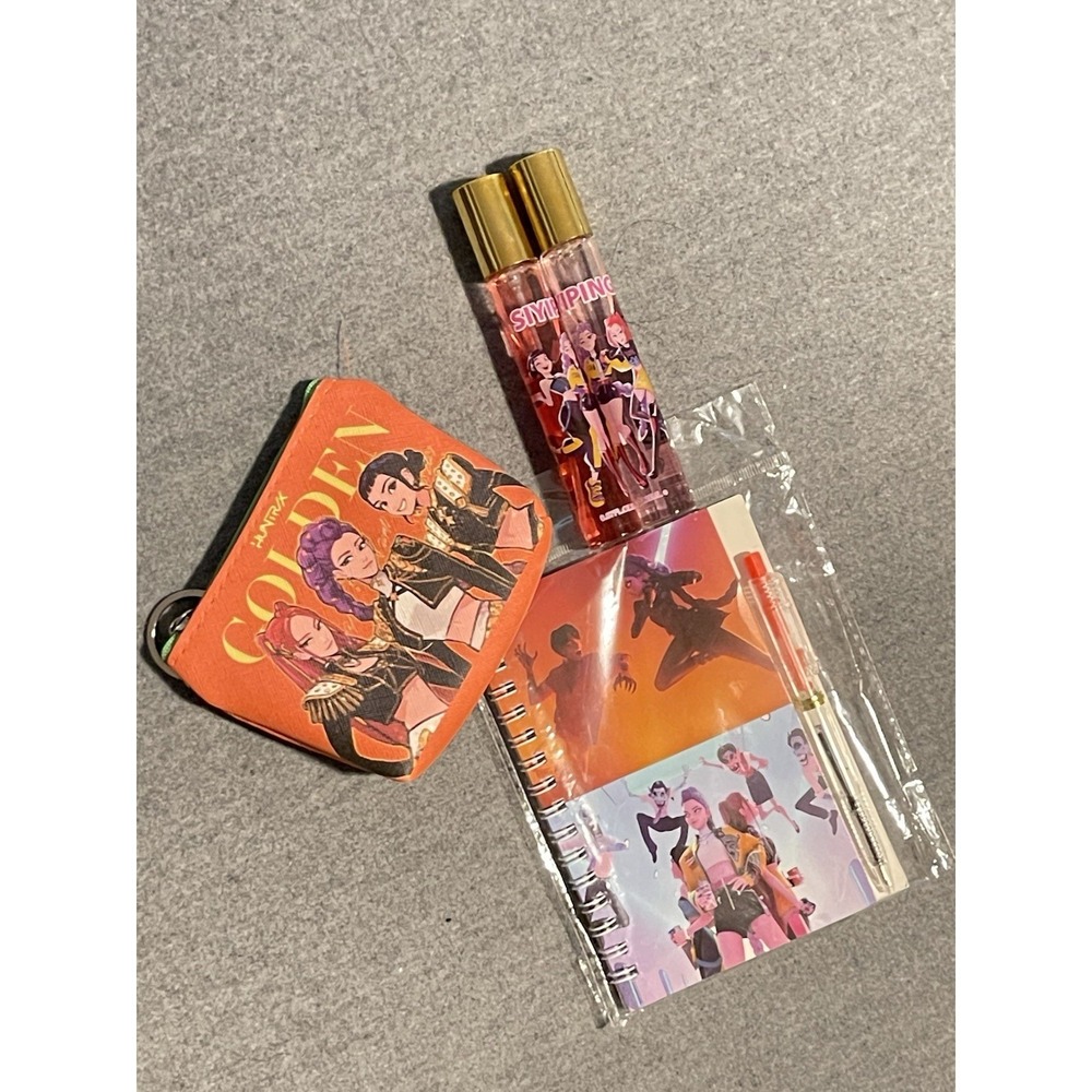 K-Pop Golden Era Bundle‎ | Coin Purse, Notebook & Perfume Set